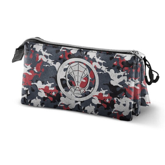 DISNEY Spiderman Spidercammo-Triple Eco Pencil Case