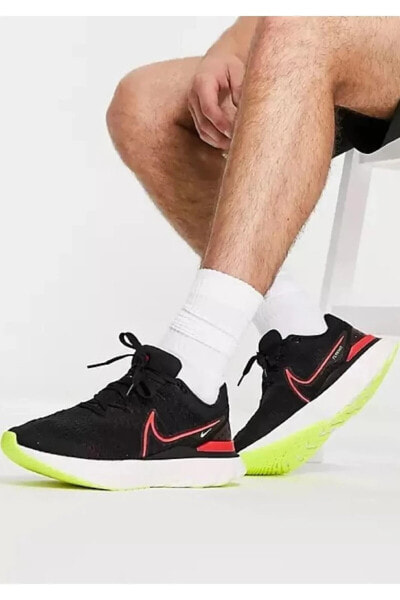 Infinity React Run Flyknit 3 Running Shoes Black Yürüyüş Koşu