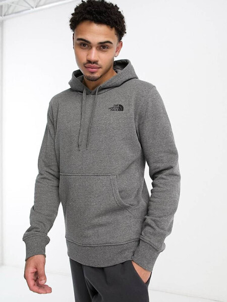 The North Face Simple Dome fleece hoodie in grey