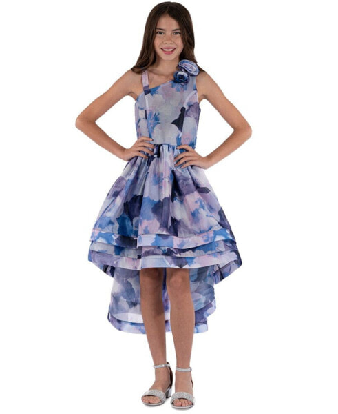 Платье для малышей Speechless Floral One-Shoulder High-Low Maxi Dress