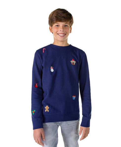 Big Boys X-Mas Icons Cotton Sweater