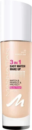 Foundation 3in1 Easy Match Soft Porcelain 30, LSF 20, 30 ml