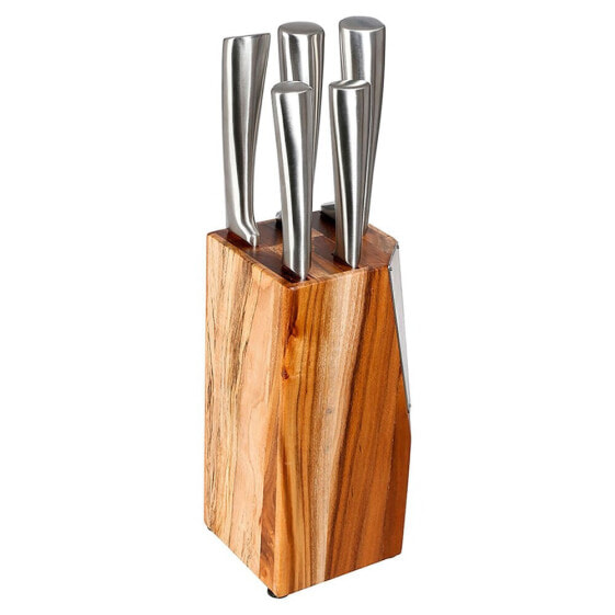 FIVE SIMPLY SMART Wooden Block With 5 Knives