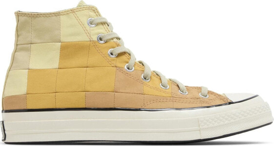 [170683C] Mens Converse CHUCK TAYLOR ALL-STAR 70 HI 'PLANT COLOR PATCHWORK GRAVE