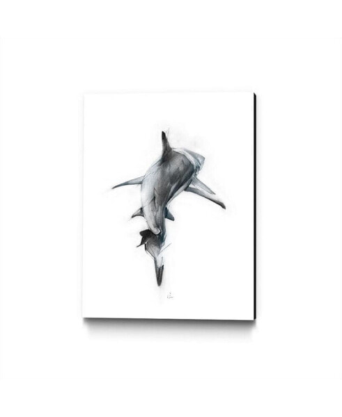 Alexis Marcou Shark 3 Museum Mounted Canvas 24" x 32"
