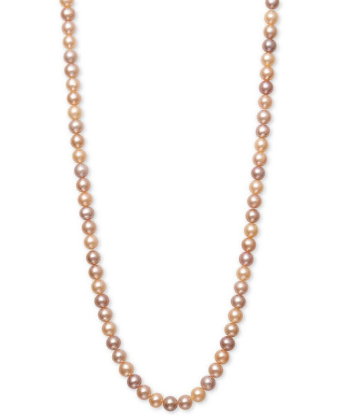 Belle de Mer 54 inch Cultured Freshwater Pearl Strand Necklace (7-8mm)