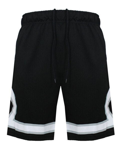 Men's Premium Active Moisture Wicking Workout Mesh Shorts With Trim