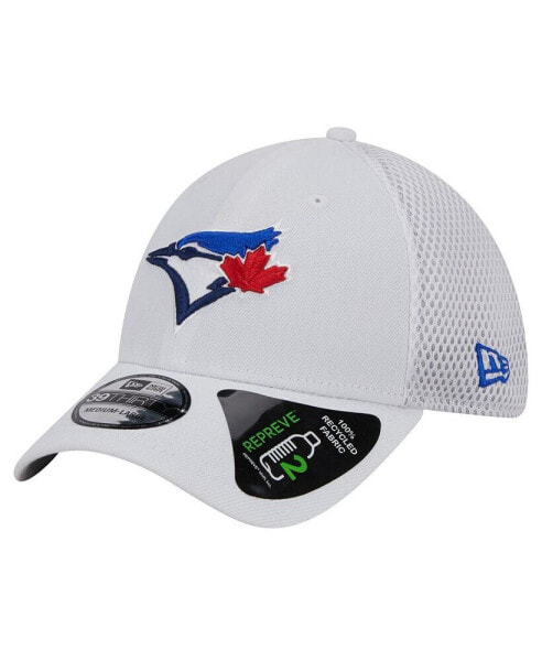 Men's White Toronto Blue Jays Neo 39thirty Flex Hat