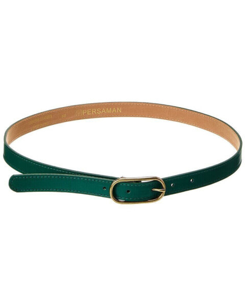 Persaman New York Apolline12 Italian Leather Belt Women's