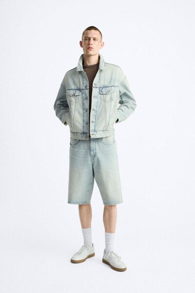 Baggy-fit bermuda jorts