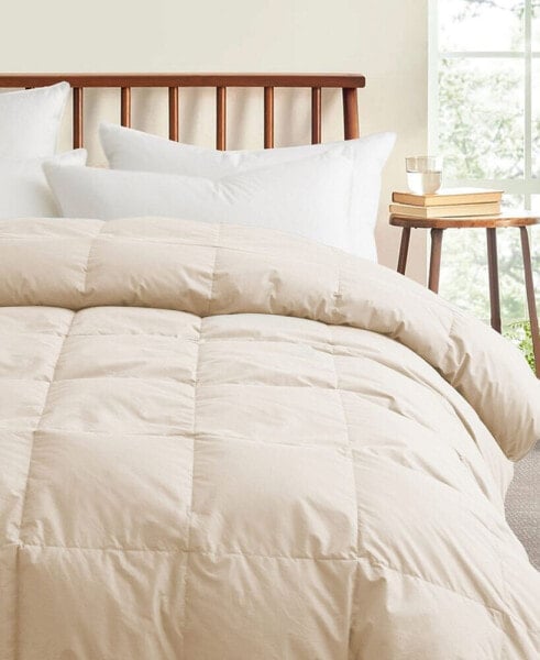 Cotton All Season Goose Feather Down Comforter, King