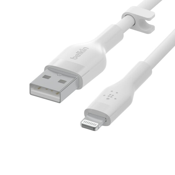 Кабель USB-A на Lightning Belkin Flex 2м Белый