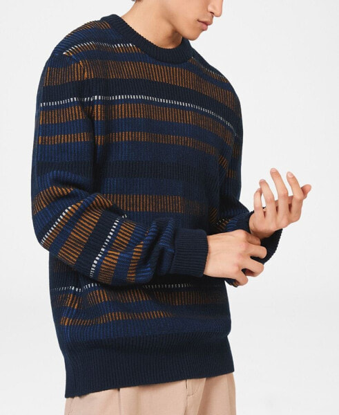 Men's Stripe Crew Sweater