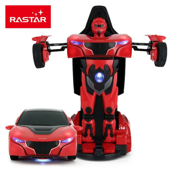 RASTAR Transformable Rc 1:32 Black/Yellow/Red/Blue 61800 car