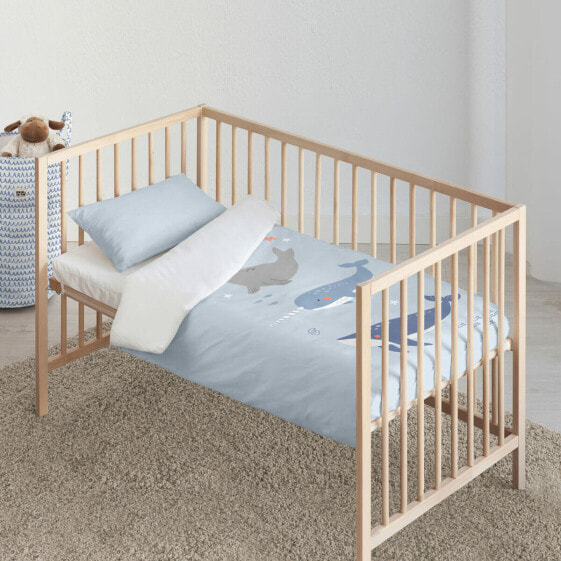 Комплект постельного белья Kids&Cotton Tabor Big Синий 115 x 145 cm