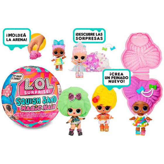 LOL SURPRISE Squish Sand Magic Hair Tots Pdq Doll