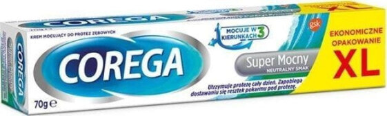 Corega Super mocny krem mocujący do protez zębowych Naturalny Smak 70g (5054563081834)