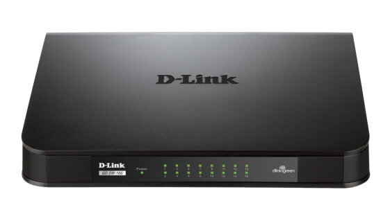 D-Link GO-SW-24G - Unmanaged - L2 - Gigabit Ethernet (10/100/1000) - Full duplex - Rack mounting - 1U