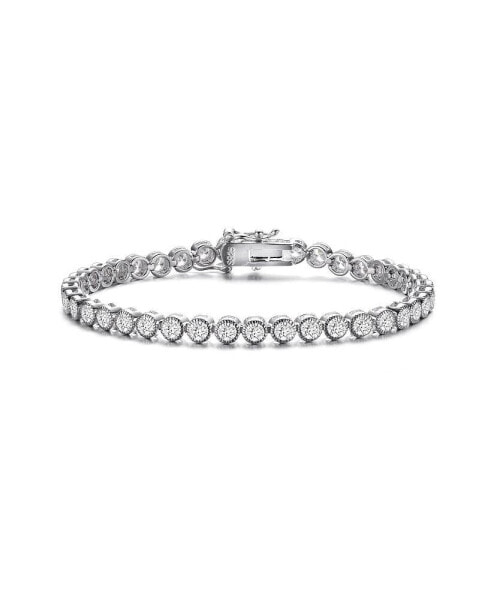 Браслет Rachel Glauber Cubic Zirconia Tennis