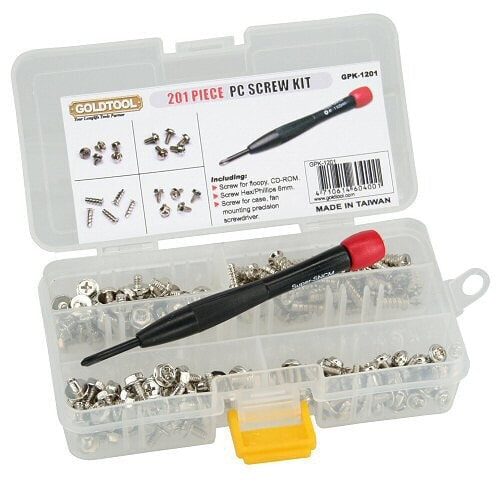 InLine Screw Set with Screwdriver 201 pcs.