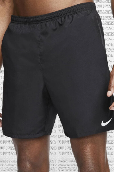 Шорты для бега Nike Dri Fit 7 дюймовые черного цвета