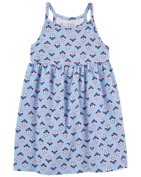 Toddler Floral Tank Dress 2T