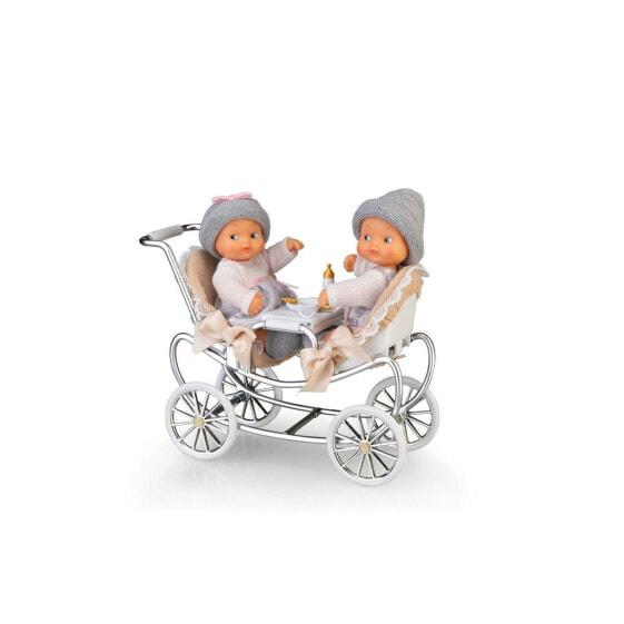 Игровой набор кукол Barriguitas Twin Cart Doll Multicolor