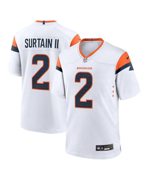 Nike Men's Patrick Surtain II White Denver Broncos Game Jersey