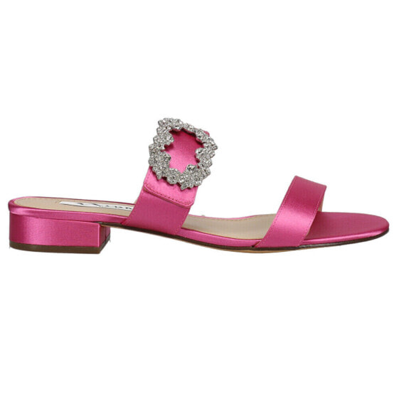 Nina Shavone Metallic Slide Womens Pink Dress Sandals SHAVONE-663