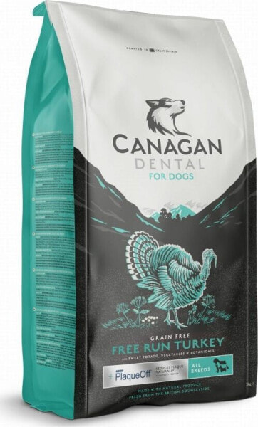 Canagan DENTAL-Free Run Turkey- dla psów średnich i dużych 12 kg