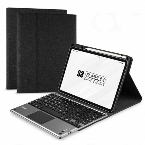 Чехол для планшета с клавиатурой Subblim Funda con Teclado Retroiluminado KEYTAB Pro BL BT Touchpad Ipad Pro 11 2020 Black iPad