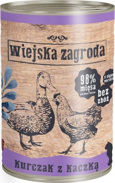 Wiejska Zagroda Wiejska Zagroda - Kurczak z kaczką - Mokra karma dla kota - 400g