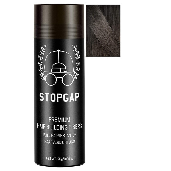 STOPGAP Hair Powder with Instant Effect in Premium Quality - The Scattered Hair Fills Light Hair Perfectly - For Hair Loss for Volume - Hair Thickening Ideal for Men and Women (Dark Brown)