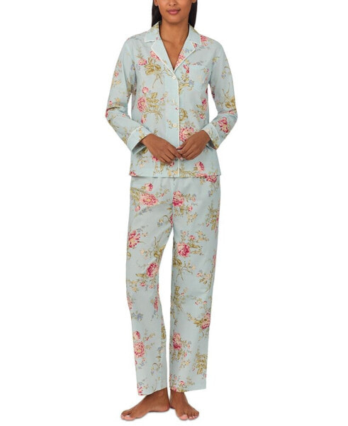 Women's 2-Pc. Printed Pajamas Set