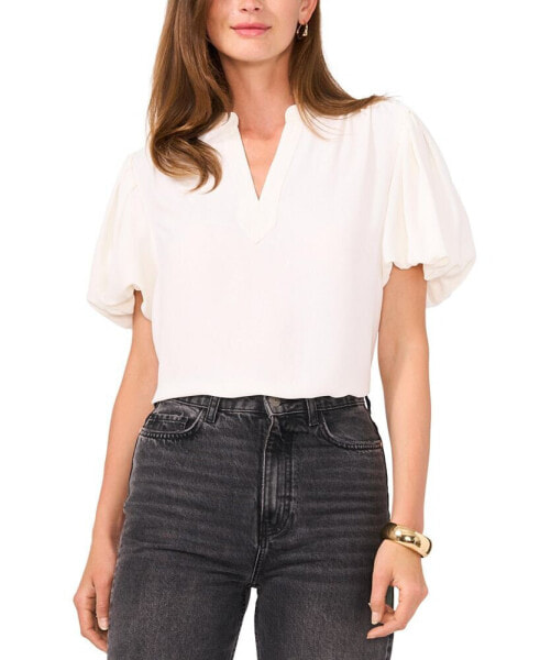 Women's Puff-Sleeve Top