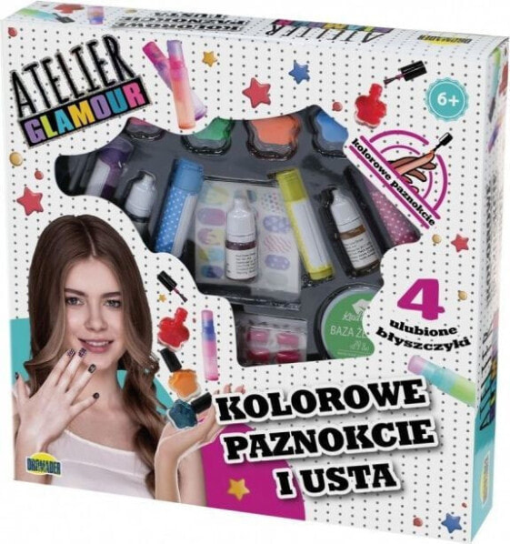 Dromader Atelier Glamour Kolorowe paznokcie, usta 02525
