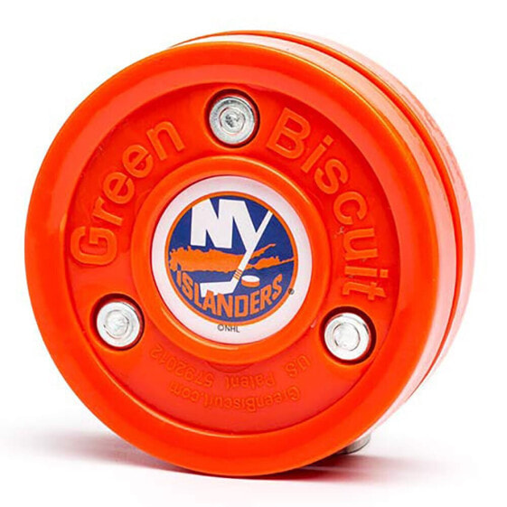 GREEN BISCUIT NHL New York Islanders Hockey Puck