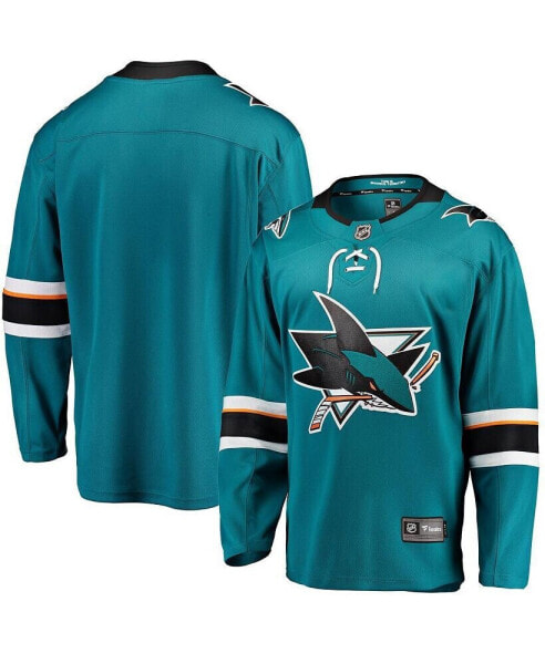 Men's Teal San Jose Sharks Breakaway Home Jersey