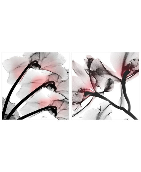 Coral Luster 1 2 Frameless Free Floating Tempered Glass Panel Graphic Wall Art, 24" x 24" x 0.2" Each