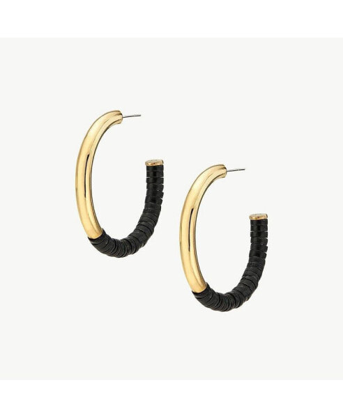 Karamu Horn Hoop Earrings