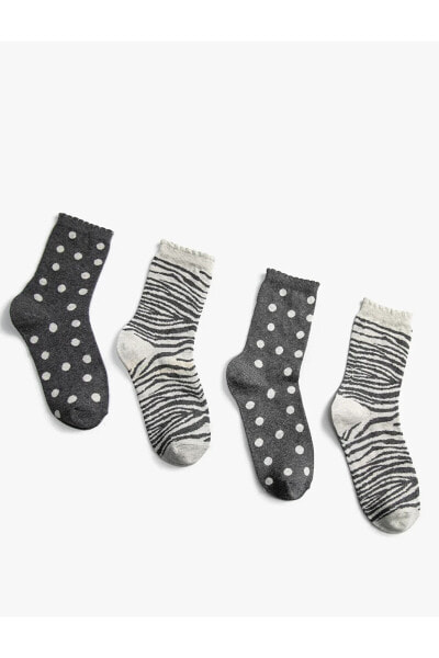 Носки Koton Zebra Duo Sock