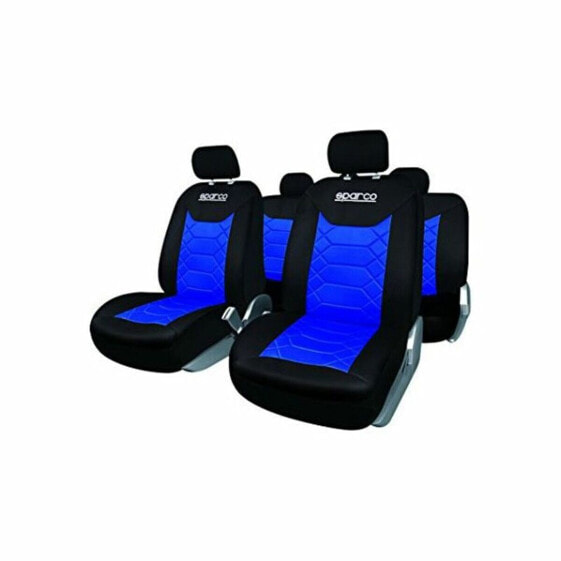 Чехлы на сиденья Sparco SPC1016AZ Синий (11 шт)