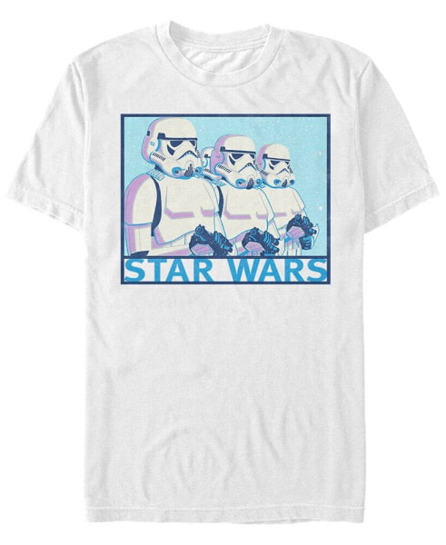 Star Wars Men's Classic Stormtroopers In Line Short Sleeve T-Shirt