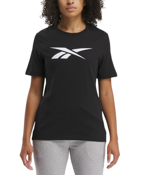 Women's Cotton Vector Graphic Short-Sleeve Tee