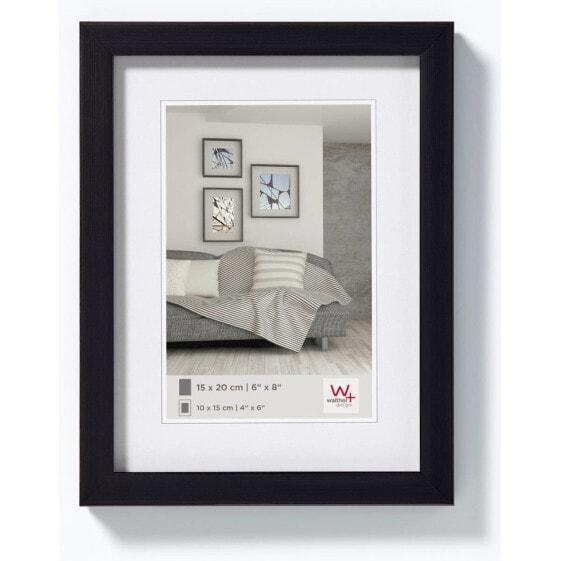 Walther Design JK040B - Aluminium,Polystyrene - Black - Single picture frame - Matte - Wall - Rectangular