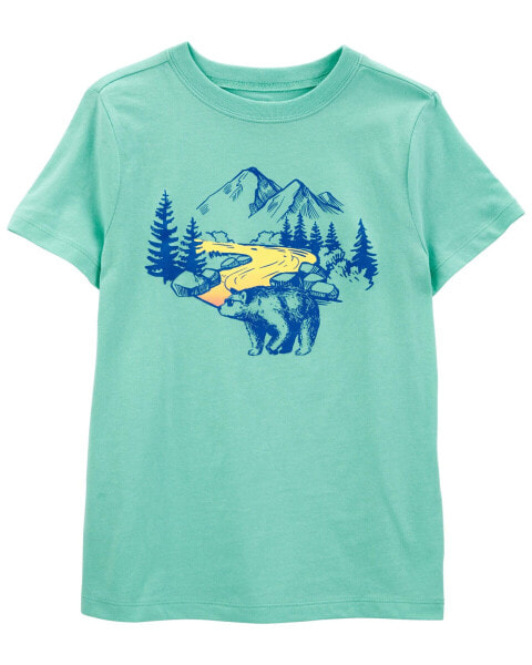 Kid Mountains Graphic Tee L