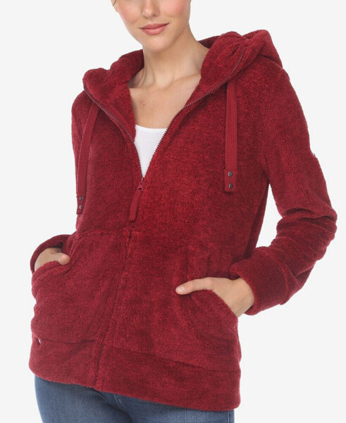 Women s Hooded Sherpa Jacket V144916702 Large 5737 LiteMF Market