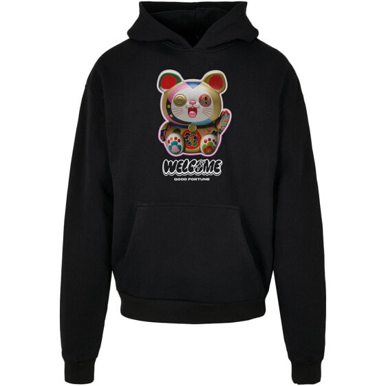 MISTER TEE Welcome Cat Ulrta Heavy Oversize hoodie