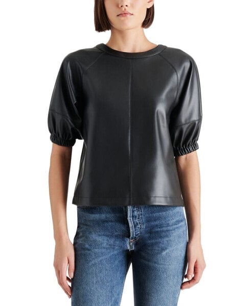 Women's Reilly Faux-Leather Top