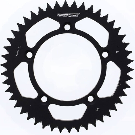 SUPERSPROX Aluminium KTM 420x46 RAL4X46BLK rear sprocket